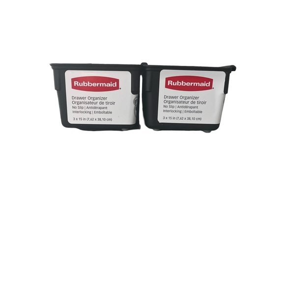 Rubbermaid Black and Gray Storage Detachable Bins - Picture 3 of 8